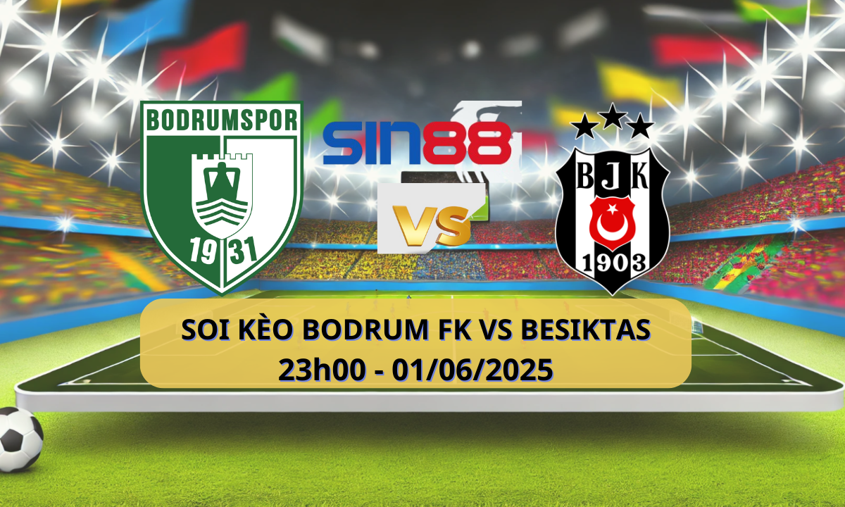 Poster trận đấu giữa Bodrumspor và Besiktas