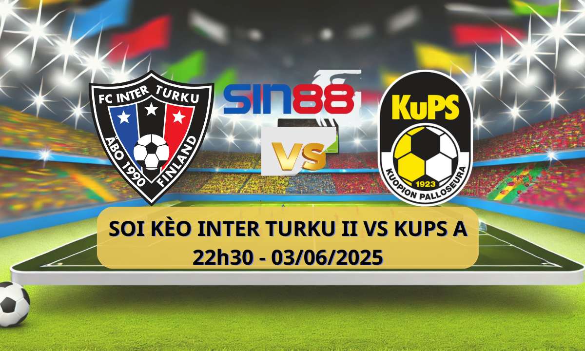 Poster trận đấu giữa Inter Turku II và KUPS A